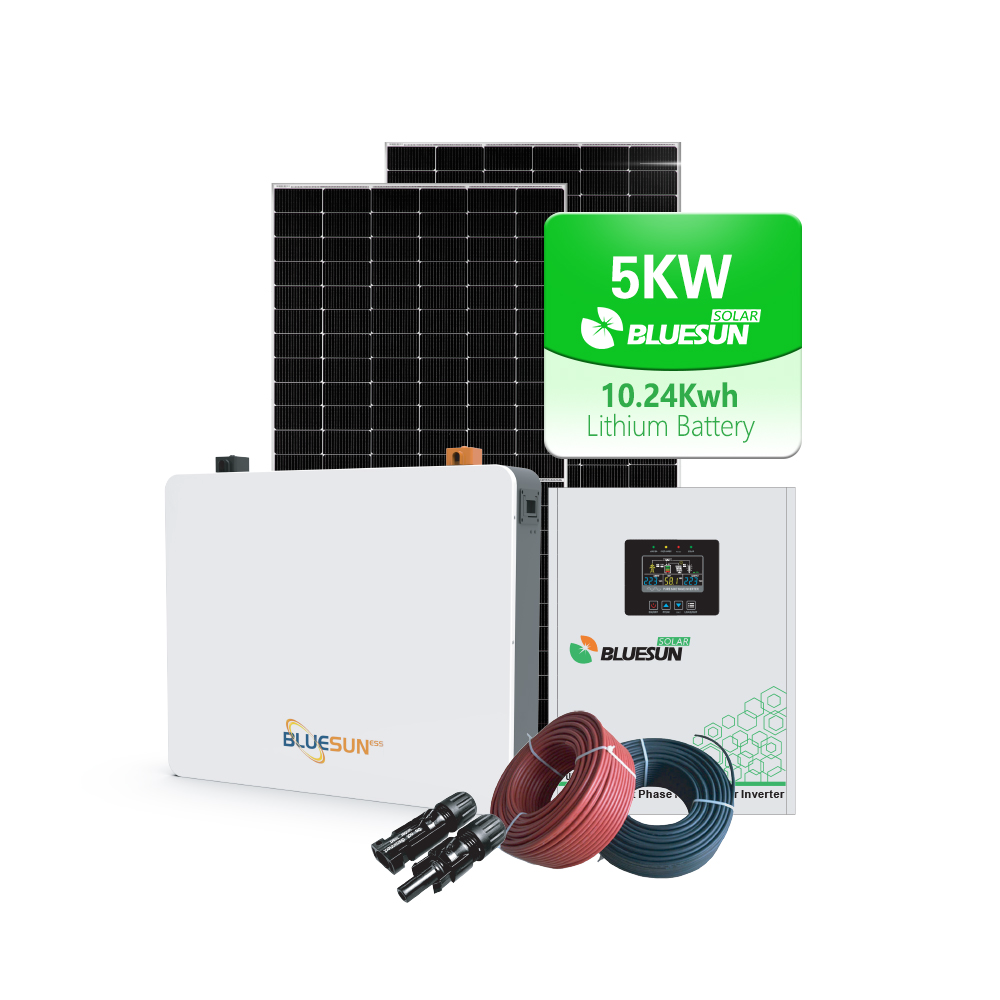 Bluesun Complete 5kW Solar Power System - Hybrid Inverter + 14.3kWh Battery + Solar Panels