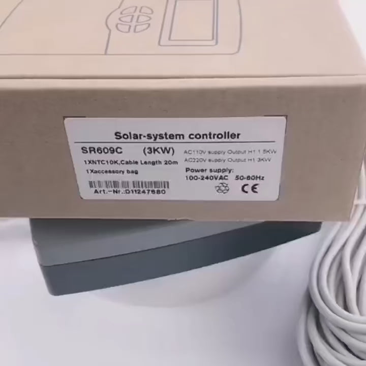 Contrôleur solaire SR609C