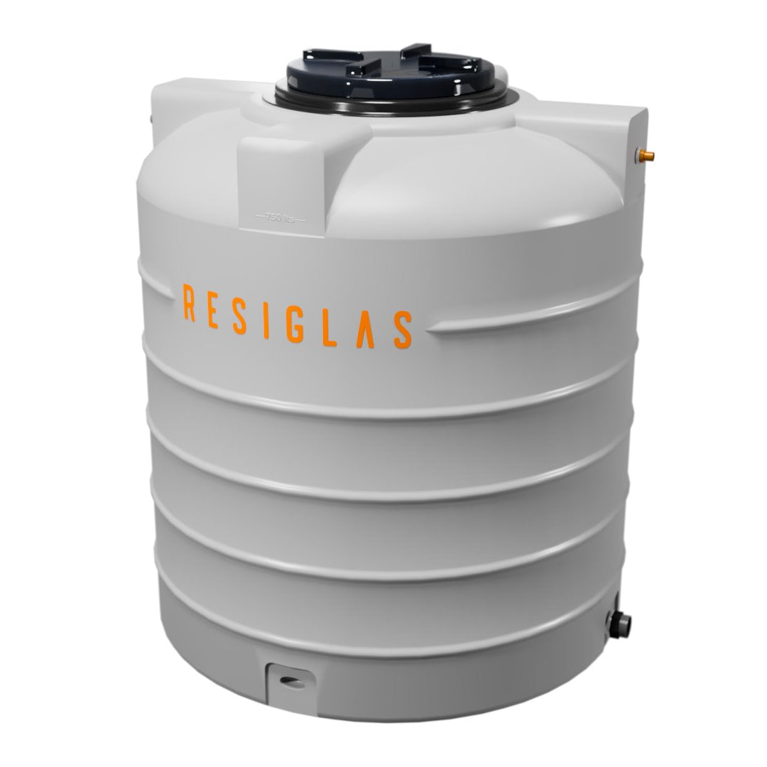 Resiglas Water Tank & Pump Water Storage Tank Resiglas 500Lts Tank Only White