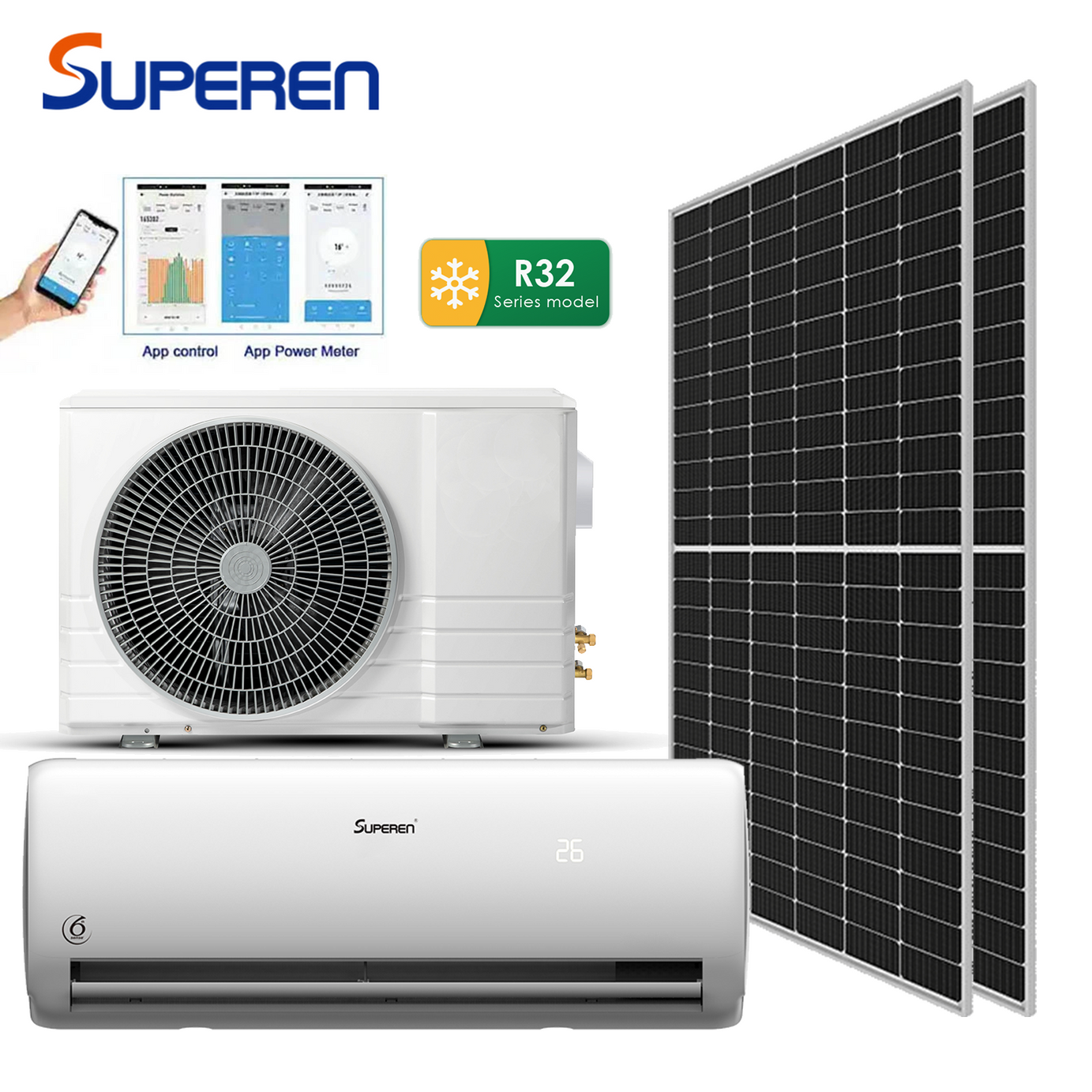 Climatiseur solaire 12 000 BTU 