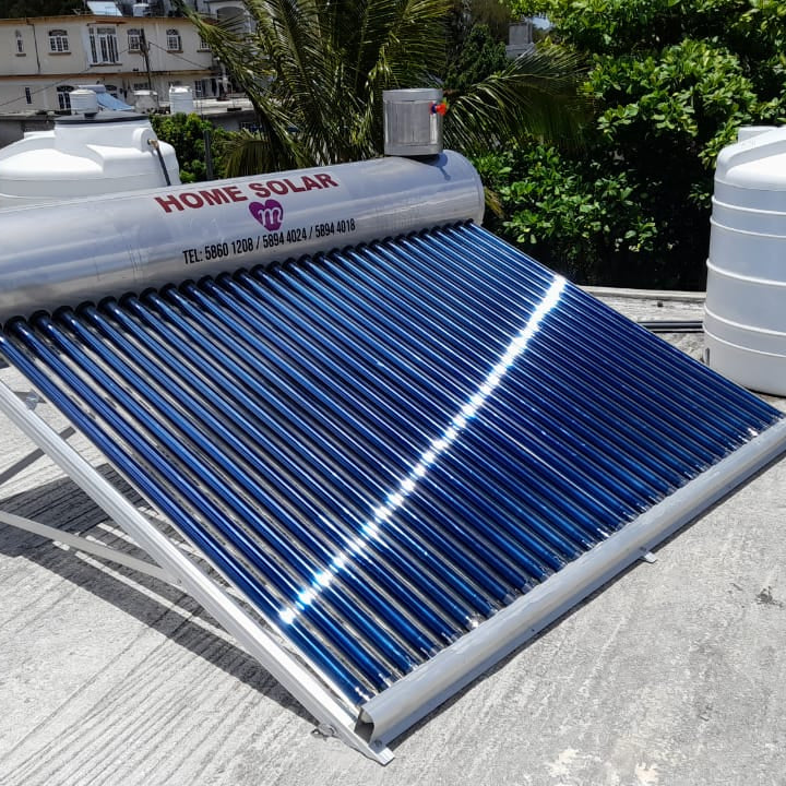 Solar Water Heater Mauritius Stainless Steel Low Pressure High Pressure HomeSolar