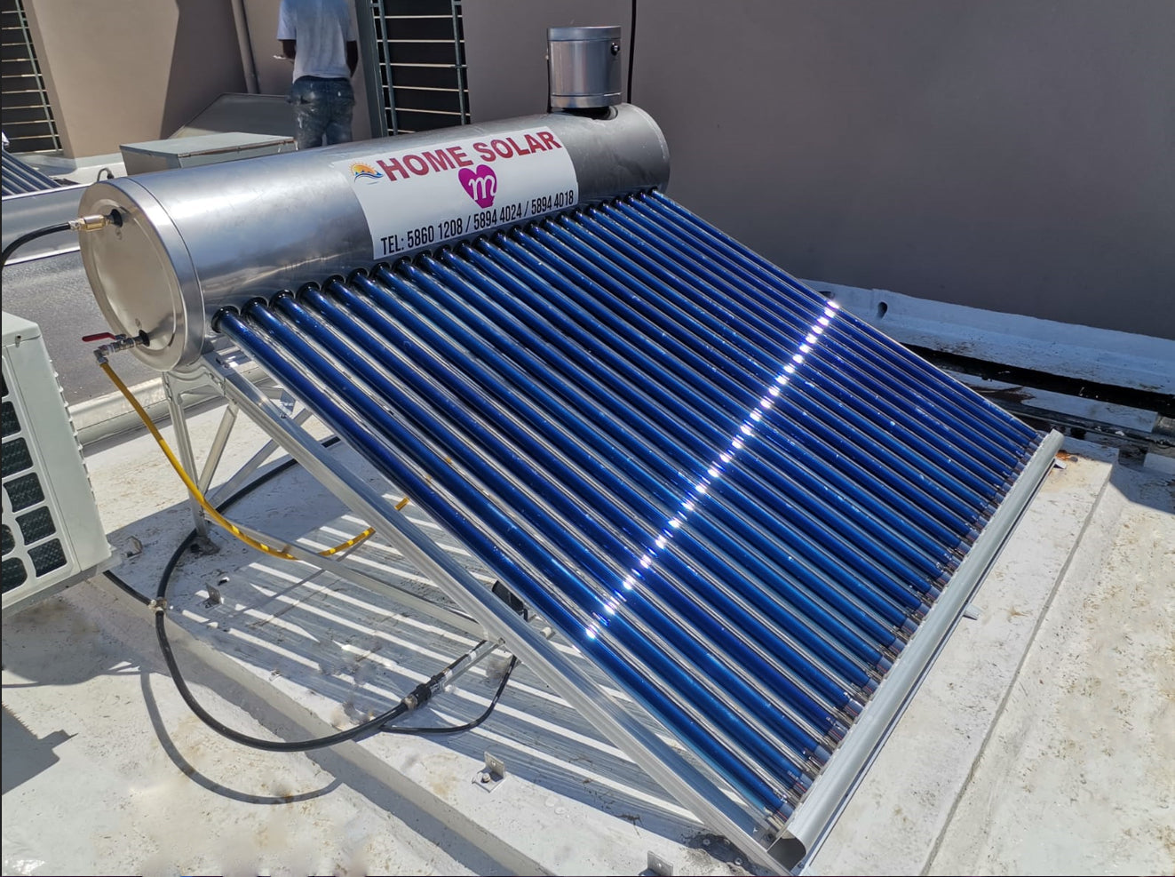 Solar Water Heater Mauritius Stainless Steel Low Pressure High Pressure HomeSolar
