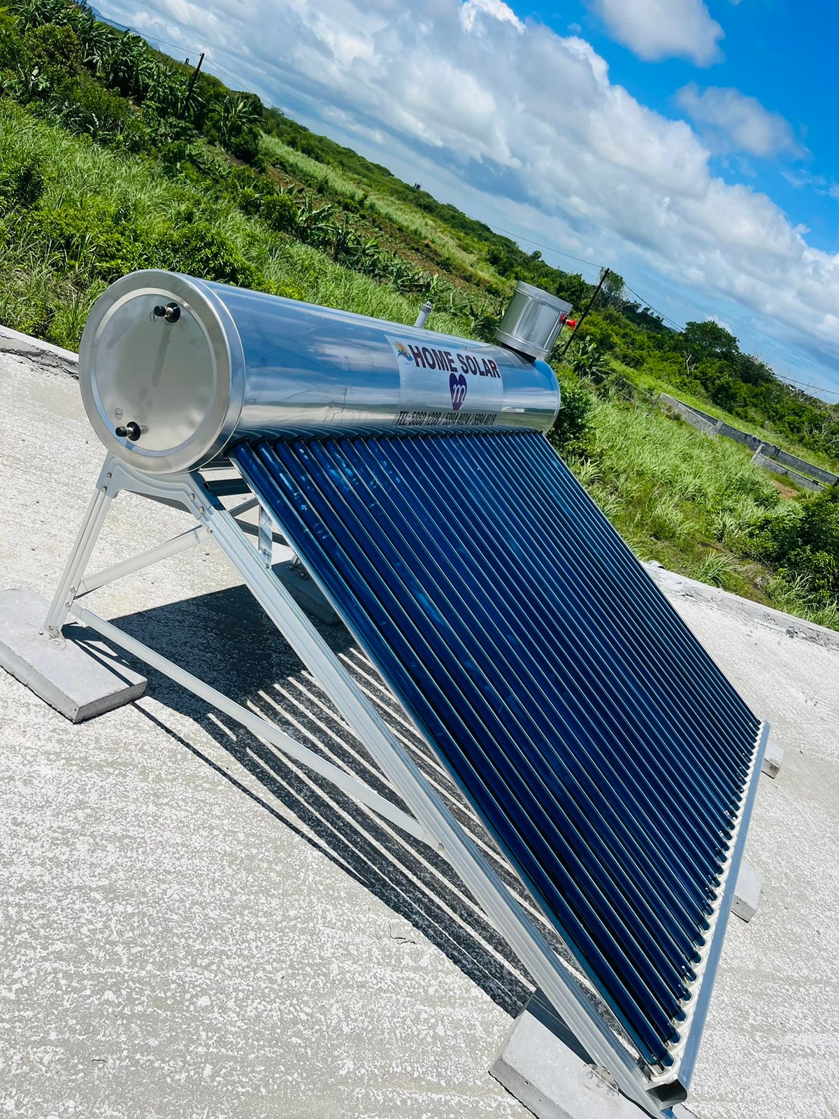 Solar Water Heater Mauritius Stainless Steel Low Pressure High Pressure HomeSolar
